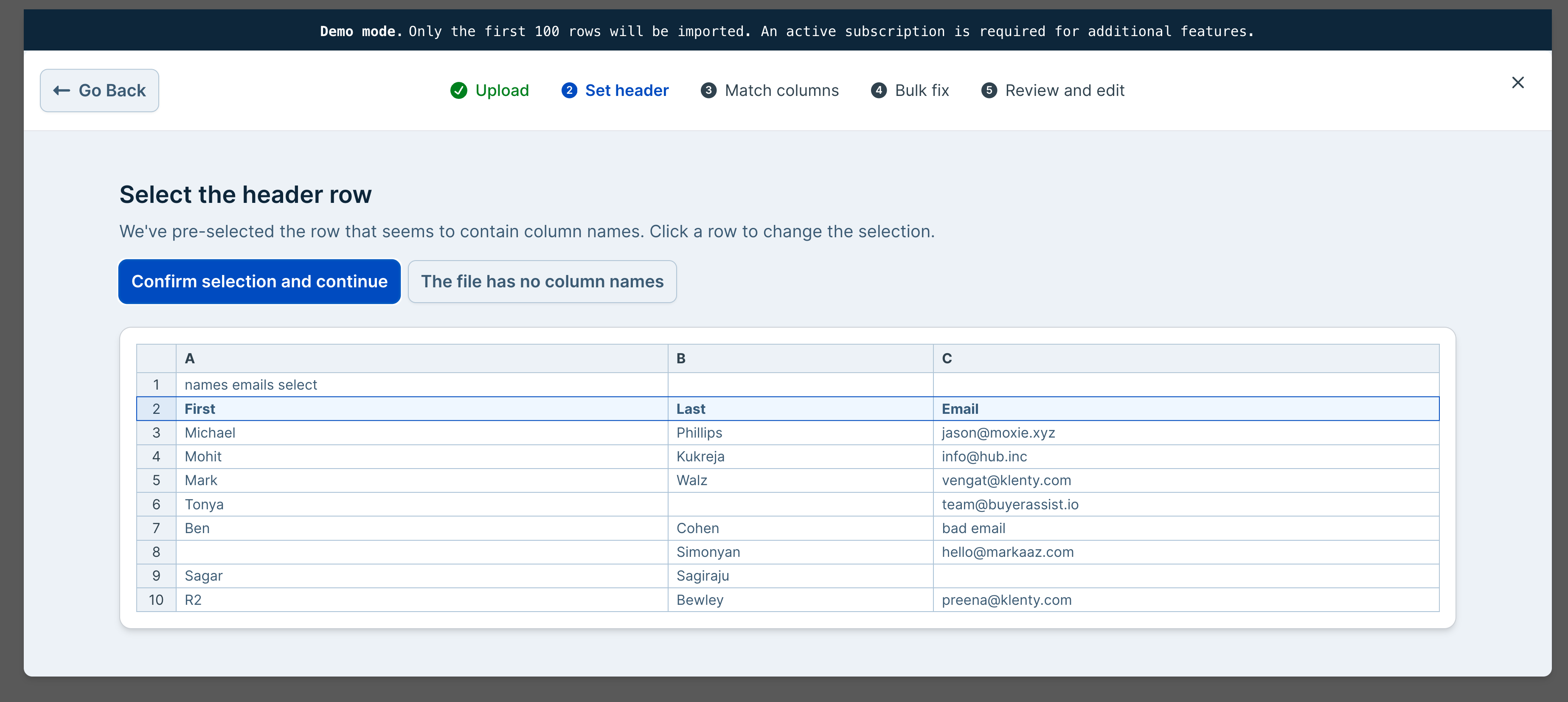 parsed pdf data